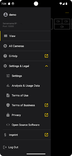 G-View Mobile App ekran görüntüsü