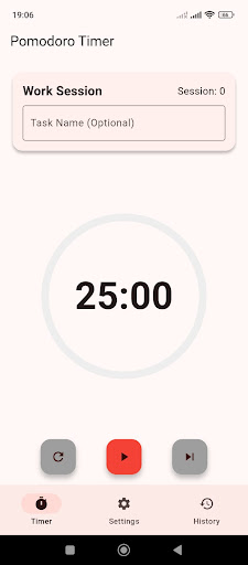 Pomodoro Timer ekran görüntüsü