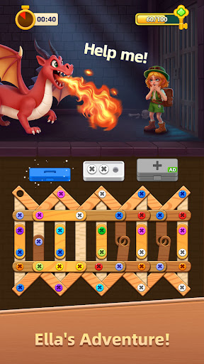 Wood Screw Puzzle - Bolts Sort ekran görüntüsü