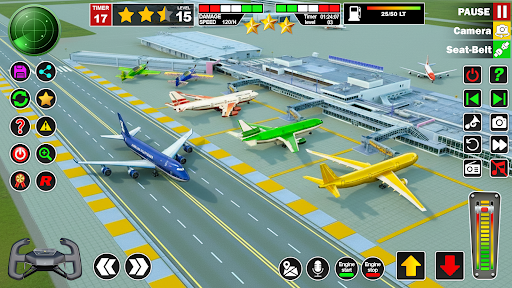 Passenger Airplane Flight Game ekran görüntüsü