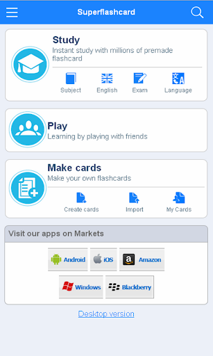 OCA Flashcards ekran görüntüsü