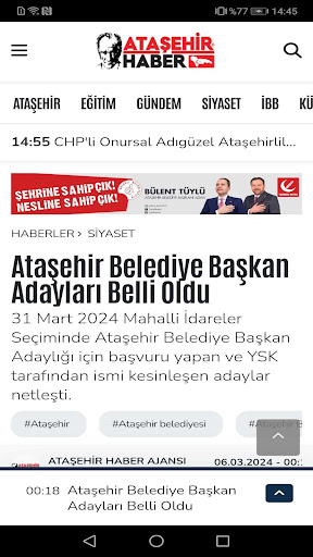 Ataşehir Haber ekran görüntüsü