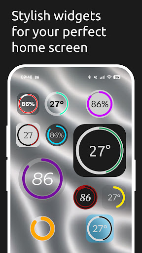 Battery Widget: Level & Color ekran görüntüsü