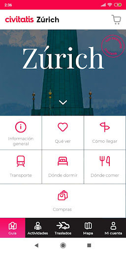 Guía de Zúrich por Civitatis ekran görüntüsü