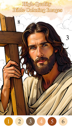 Bible Color Paint By Number ekran görüntüsü