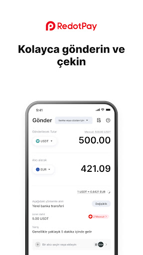 RedotPay: Kripto Kart & Öde ekran görüntüsü