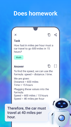 AI homework & exams helper ekran görüntüsü