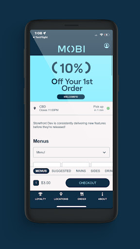 MOBI Storefront Demo ekran görüntüsü