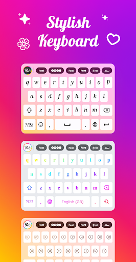 Fonts Keyboard - Neon Light ekran görüntüsü