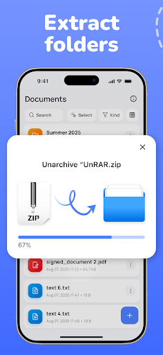 ZIP & RAR File Extractor ekran görüntüsü