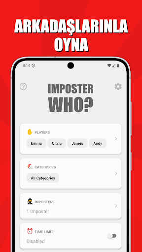 Imposter Who? - Kelime Oyunu ekran görüntüsü