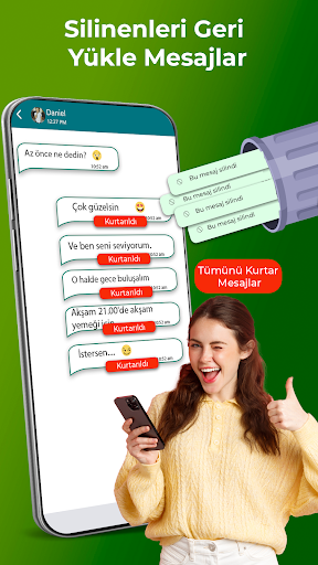 Tüm Silinen Mesajları Kurtar ekran görüntüsü