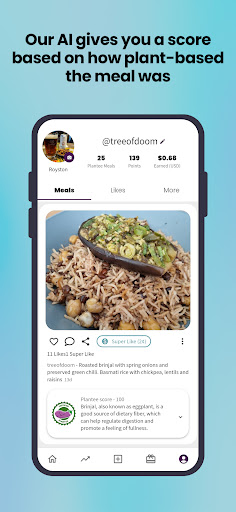 Plantee: Go Plant-based & Earn ekran görüntüsü