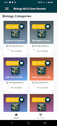 Biology MCQ Exam Booster ekran görüntüsü