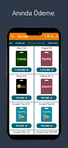 GiftCash - Kolay Para Kazanın ekran görüntüsü