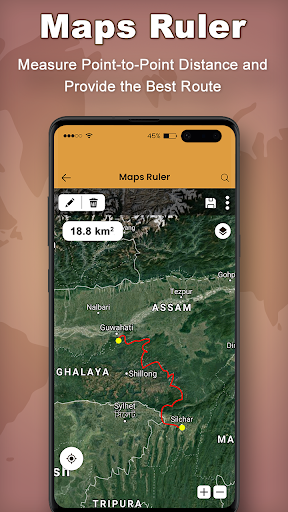 Maps Ruler ekran görüntüsü