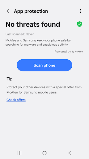 Device Care ekran görüntüsü