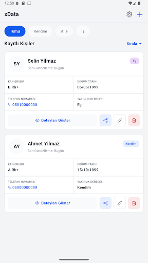 xData ekran görüntüsü