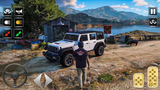 Offroad Prado Jeep Oyunu 3d ekran görüntüsü