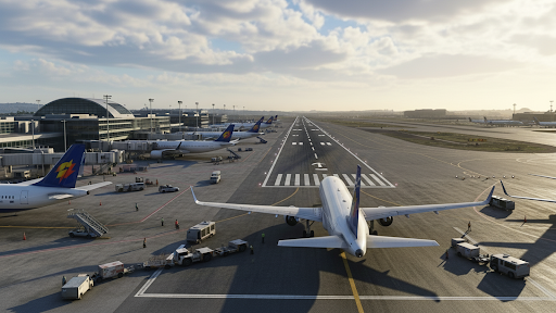 Airplane Pilot Flight Sim Game ekran görüntüsü
