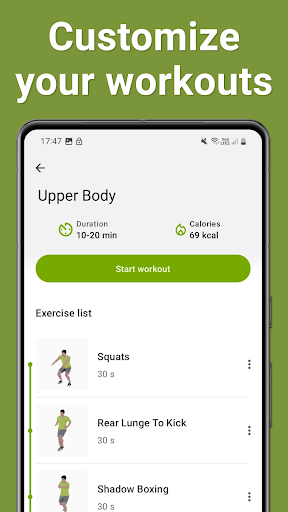 Worfit - Home Workout Planner ekran görüntüsü