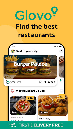 Glovo: Food & Grocery Delivery ekran görüntüsü