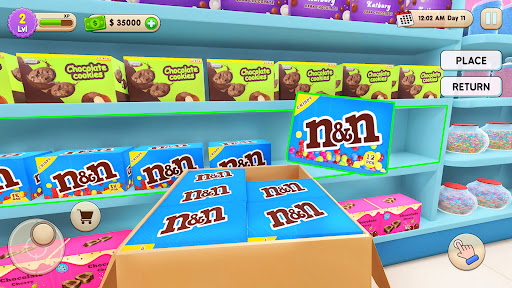 Candy Shop Supermarket Games ekran görüntüsü
