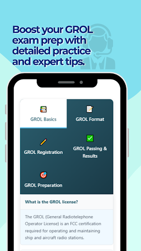GROL Practice Test ekran görüntüsü