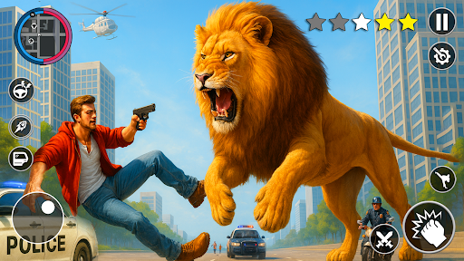 Lion Games Jungle Sim 3D ekran görüntüsü