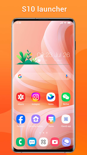 Super S10 Launcher, Galaxy S10 ekran görüntüsü