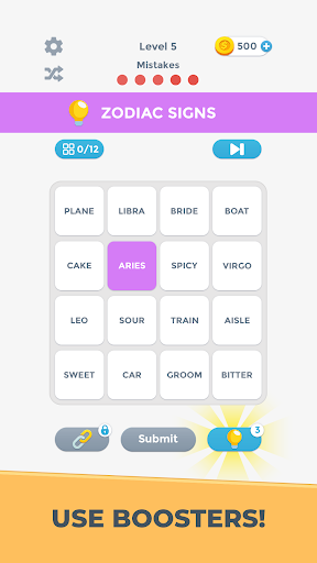 Connections Word Game ekran görüntüsü