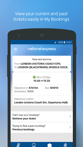 National Express Coach ekran görüntüsü