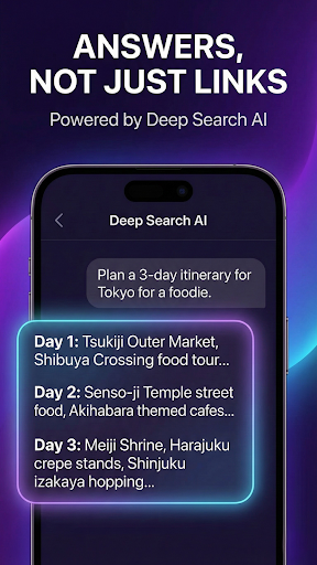 Deep Search AI ekran görüntüsü