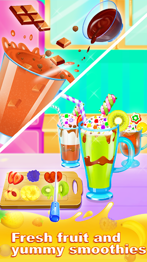 Ice slushy smoothie maker game ekran görüntüsü