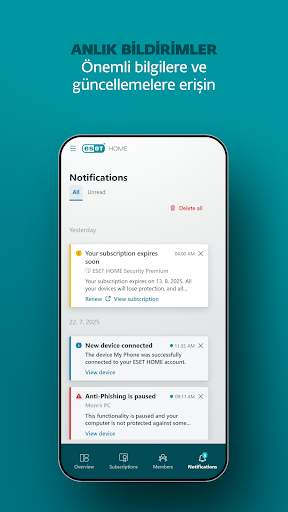 ESET HOME ekran görüntüsü