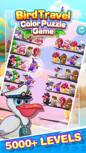 Bird Travel: Color Puzzle Game ekran görüntüsü