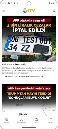 NTV ekran görüntüsü