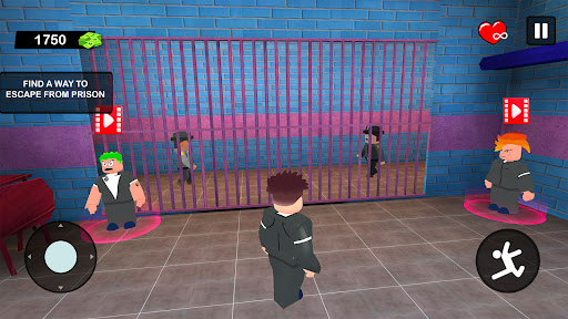 Barry Parkour 3D Prison Escape ekran görüntüsü