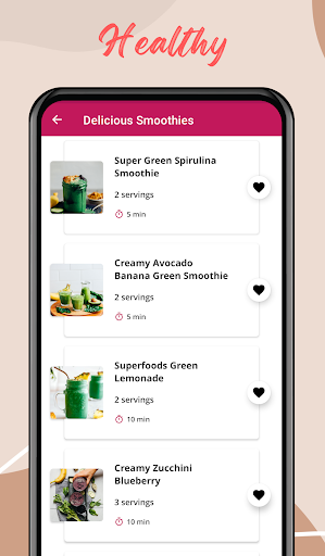 Delicious Smoothie Recipes ekran görüntüsü
