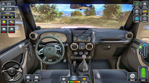 Offroad Jeep 4x4 Driving Sim ekran görüntüsü