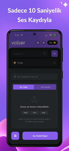 AI Voice Cloning: Ses Klonlama ekran görüntüsü