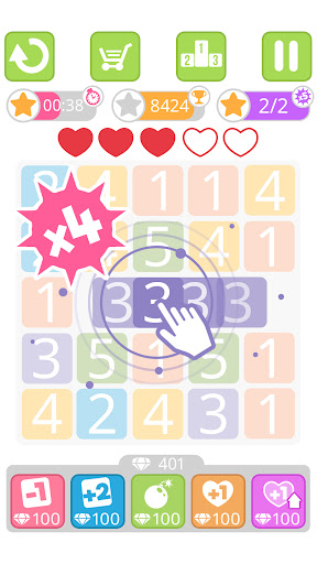 Numbers chain reaction ekran görüntüsü