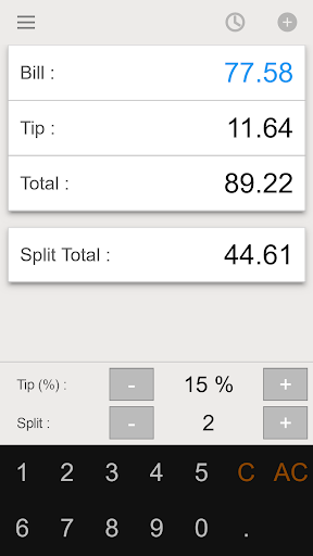 Tip & Bill Calculator ekran görüntüsü