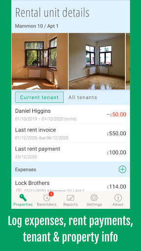 Landlordy property manager app ekran görüntüsü