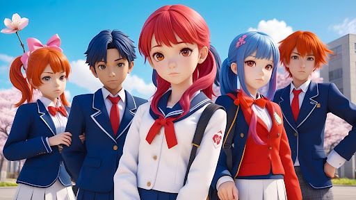 Anime Okul Hayatı Simülatörü ekran görüntüsü