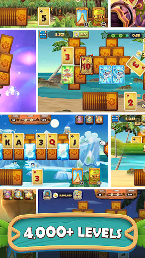Tiki Solitaire TriPeaks ekran görüntüsü
