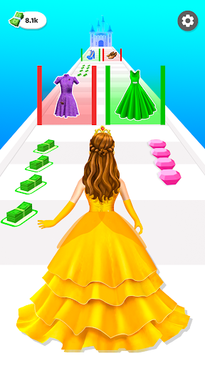 Princess Race: Wedding Games ekran görüntüsü
