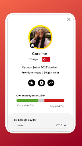 Dama çevrimiçi masa oyunu ekran görüntüsü
