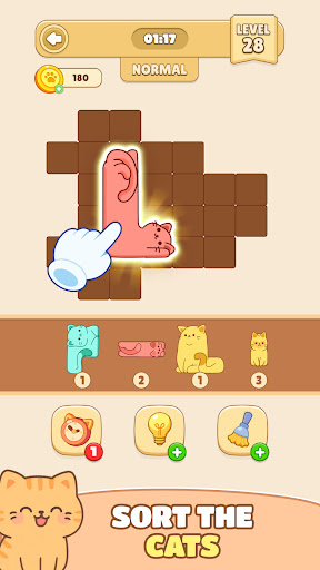 Meow Block: Cat Sort Puzzle! ekran görüntüsü