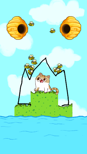 Cat Rescue: Draw To Save ekran görüntüsü